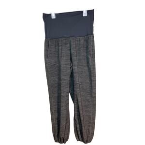 Lululemon Jogging Pant Roll Down Gray Lightweight Size 6